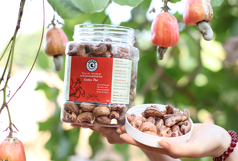 Hạt điều rang muối còn vỏ lụa Hạt điều rang muối còn vỏ lụa