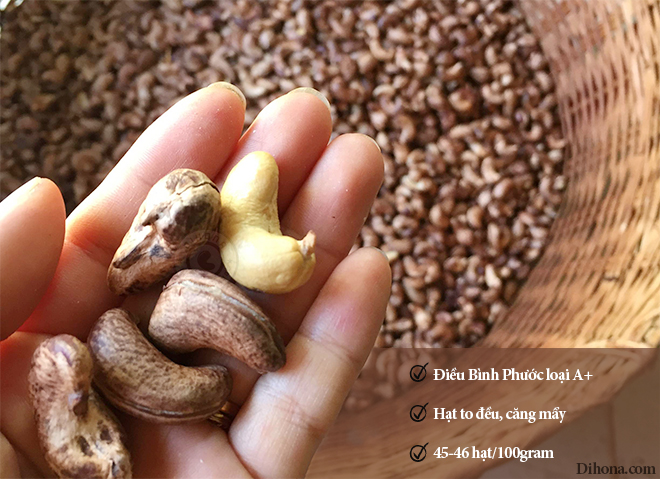 Giá hạt điều rang muối