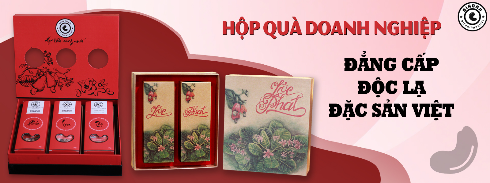 hộp quà cho doanh nghiệp Dihona